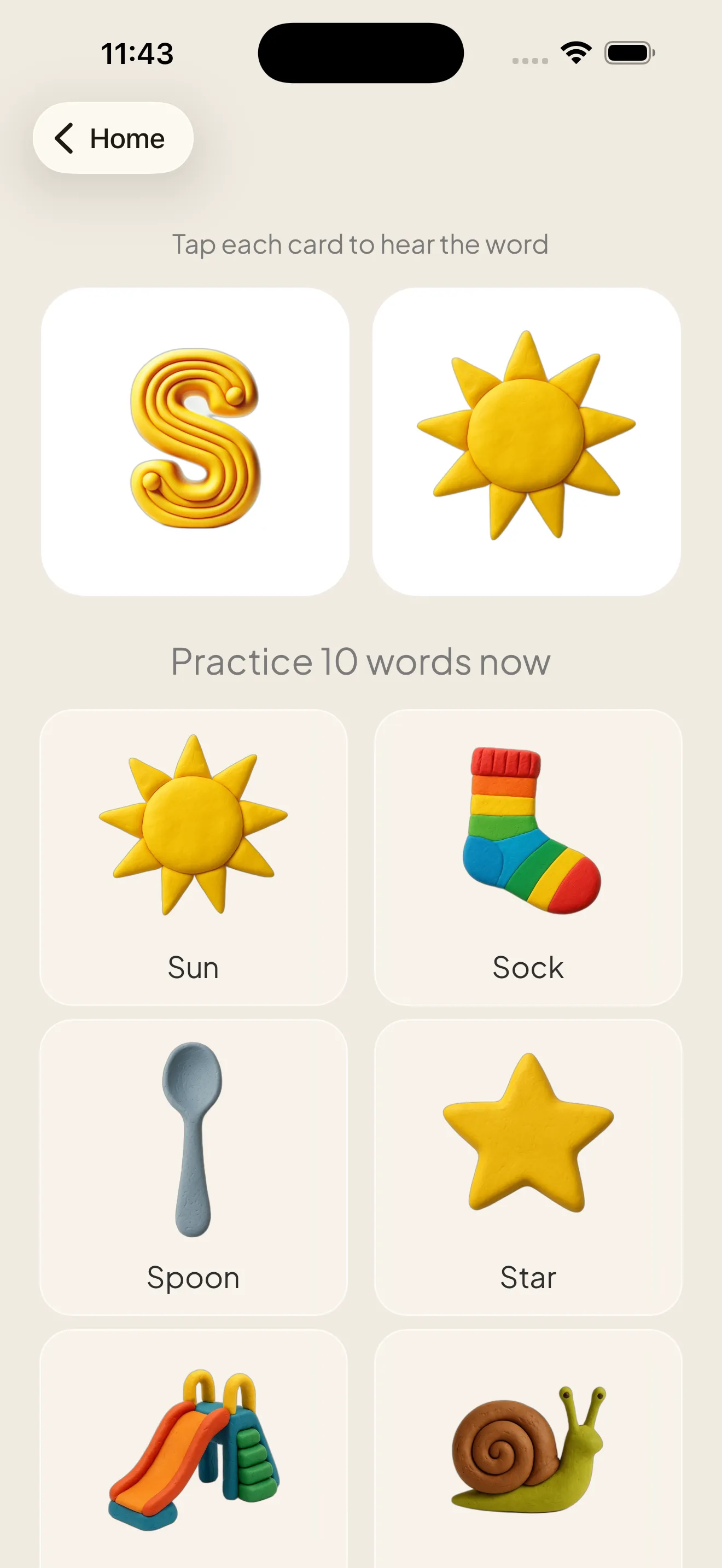 No Frills Phonics lesson — S is for Sun